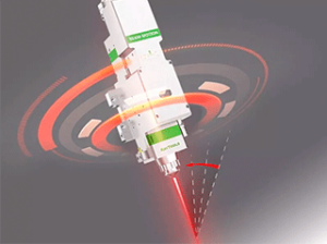 Лазерный станок HGTECH SMART8015PRO с защитной кабиной и сменным столом для резки листов металла