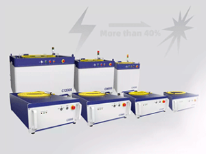 Лазерный станок HGTECH SMART8015PRO с защитной кабиной и сменным столом для резки листов металла