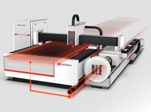 Комбинированный станок лазерной резки HGTECH SMART4015T с одним столом