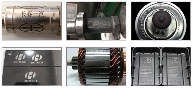 Образцы маркировки