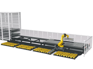 Автоматизированная система HGTECH LCL-4020 для загрузки и хранения листового металла