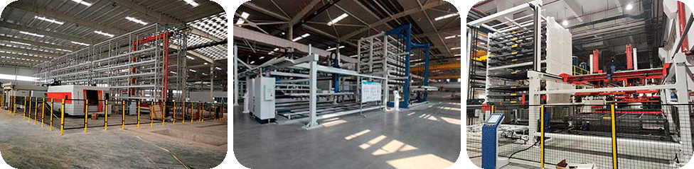 Автоматизированная система HGTECH LCL-4020 для загрузки и хранения листового металла