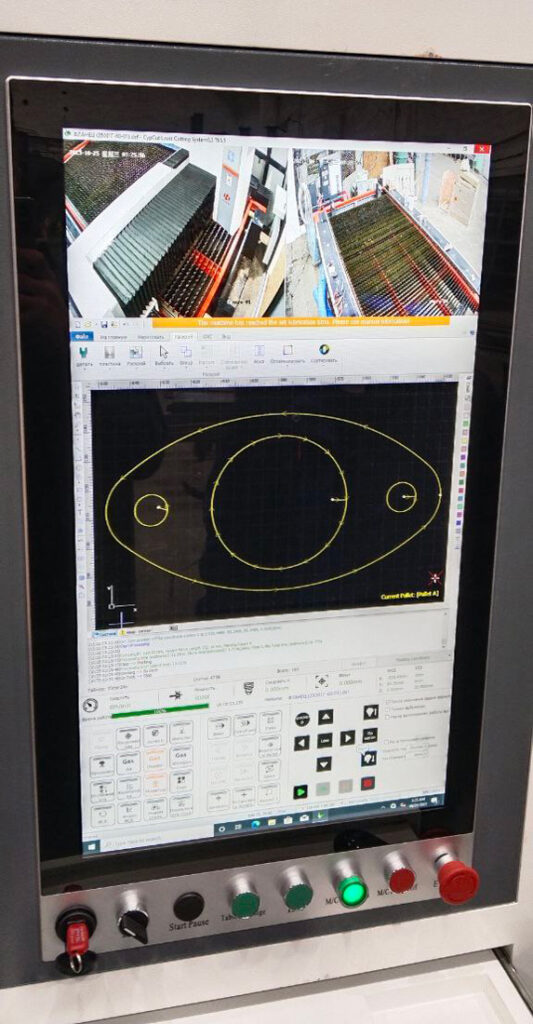 Пусконаладка лазерного листореза HGTECH серии SMART PRO