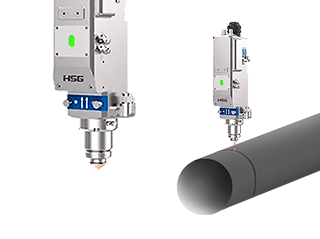 Труборез лазерный с тремя патронами HSG Laser R9035 для резки труб