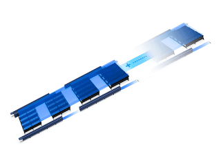 Базовый широкоформатный лазерный станок HSG Laser серии GFC для резки листового металла