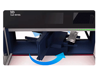 Пятиосевой 3D лазерный станок HSG Laser серии CELL для резки металла