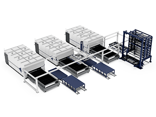 Автоматизированная система загрузки и разгрузки HSG Laser ALG-6020-600