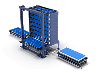 Автоматизированная система хранения листового металла HSG Laser ALW3015-8
