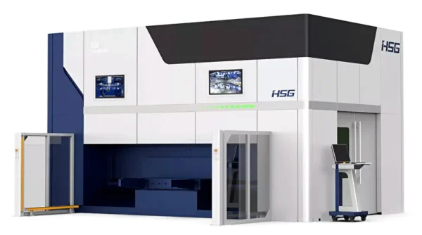 Пятиосевой 3D лазерный станок HSG Laser серии CELL для резки металла