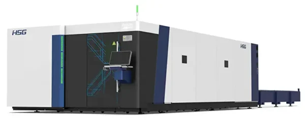 Высокомощный лазерный станок HSG Laser для резки листов металла