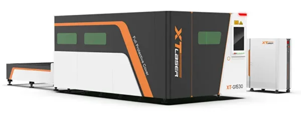 Оптоволоконный лазерный станок XTLaser G1530 для резки металла закрытого типа