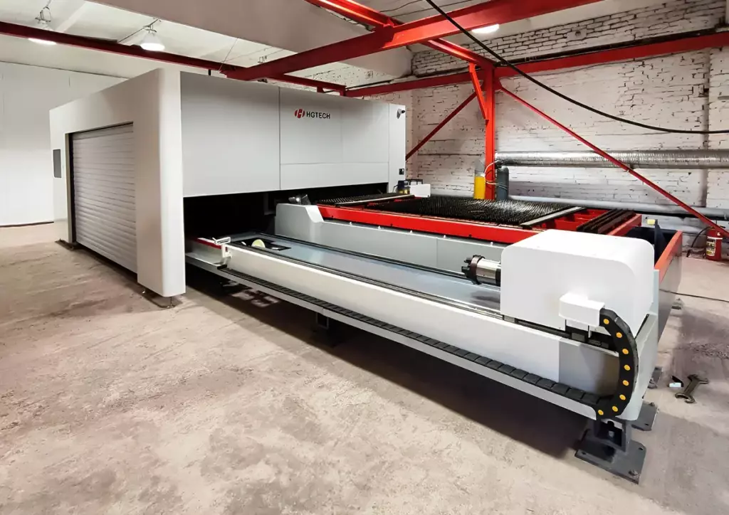 Пусконаладка комбинированного станка лазерной резки HGTECH SMART PRO-T 6 кВт