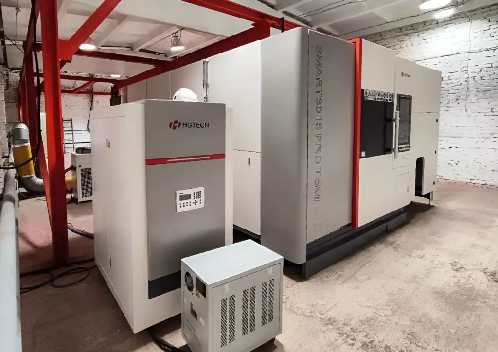 Пусконаладка комбинированного станка лазерной резки HGTECH SMART PRO-T 6 кВт