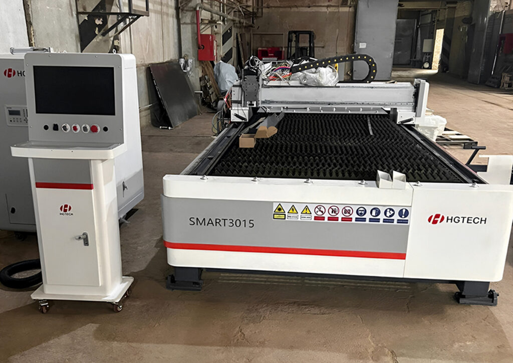 Пусконаладка станка лазерной резки HGTECH SMART3015