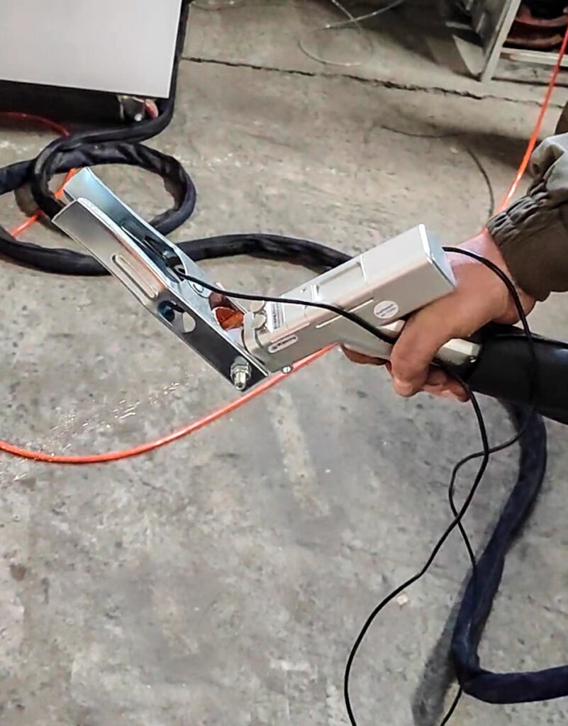 Пусконаладка аппарата ручной лазерной сварки HGTECH Smart HW-2000