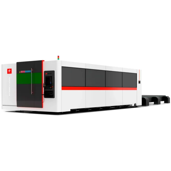 Высокомощный лазерный станок HGTECH с гидравлическим столом