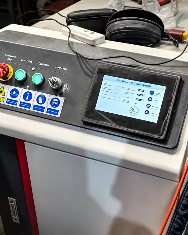 Пусконаладка аппарата ручной лазерной сварки HGTECH Smart HW-2000