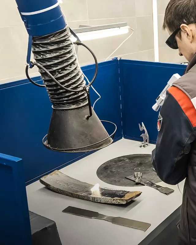 Пусконаладка аппарата ручной лазерной сварки HGTECH Smart HW-1500