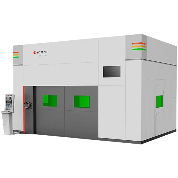 Пятиосевой 3D лазерный станок HGTECH для резки металла