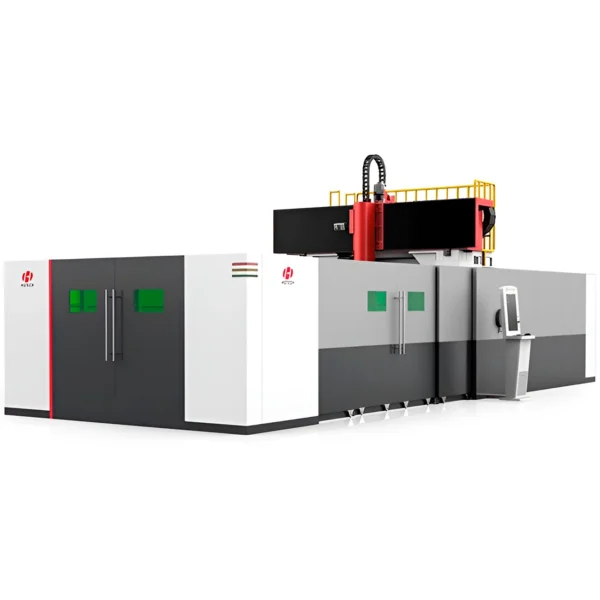 Пятиосевой 3D лазерный станок HGTECH для резки и сварки металла