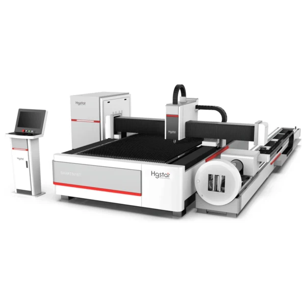 Комбинированный станок лазерной резки HGTECH SMART3015T с одним столом
