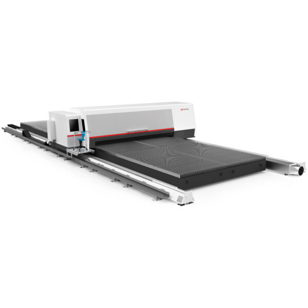 Широкоформатный лазерный станок HGTECH для резки металла