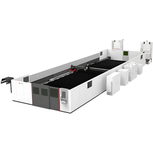 Широкоформатный лазерный станок HGTECH для резки металла