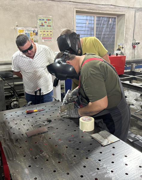 Пусконаладка аппарата ручной лазерной сварки HGTECH SMART HW-3000