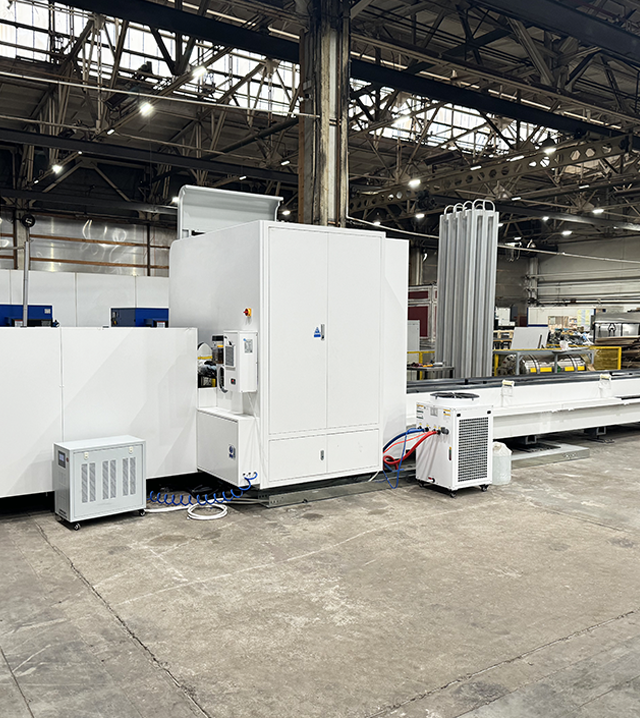 Пусконаладка лазерного трубореза HGTECH TUBE6035 3 кВт