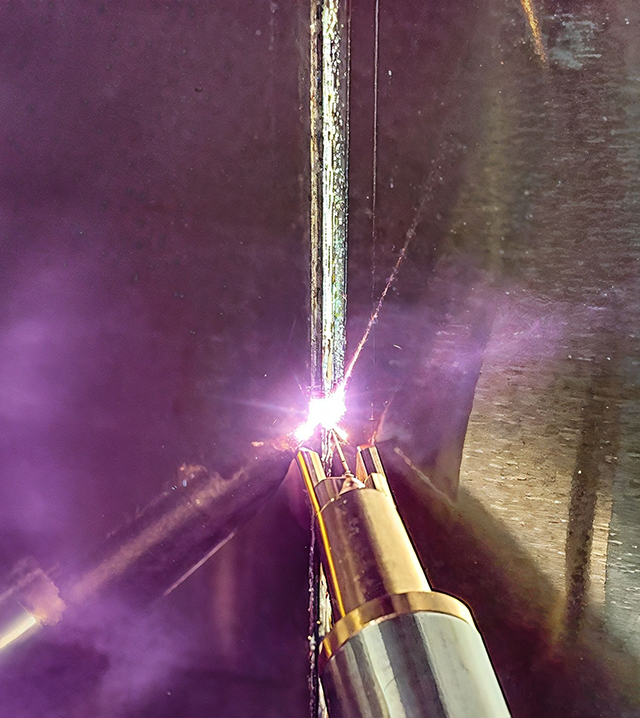 Пусконаладка аппарата ручной лазерной сварки HGTECH SMART HW-1500