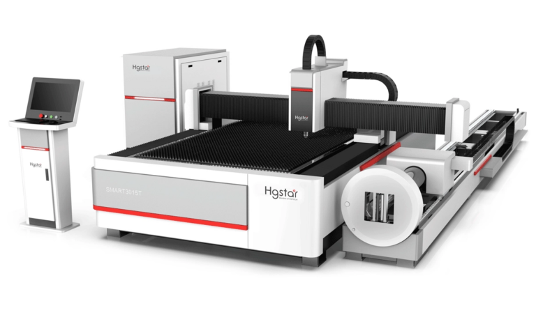 Пусконаладка комбинированного станка лазерной резки HGTECH SMART6015T 6 кВт