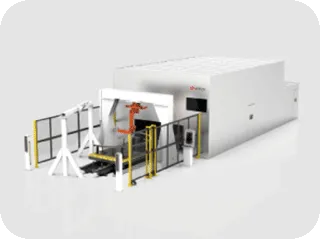 Пятиосевой 3D лазерный станок HGTECH для резки и сварки металла