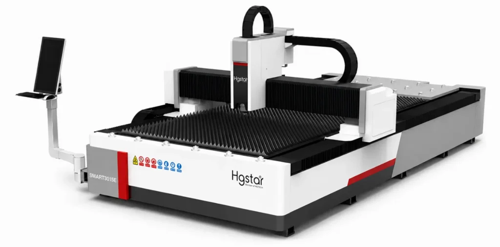 Лазерный станок HGTECH SMART6015E мощностью 12 кВт