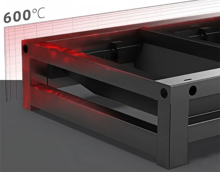 Сварная станина лазерного станка HGTECH SMART3015E