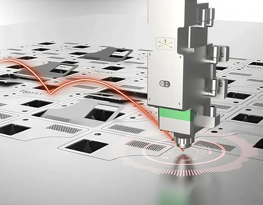 Интеллектуальная защита от столкновений лазерной головки