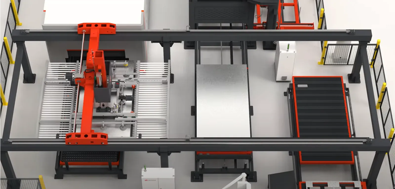 Автоматическая линия обработки листового металла HGTECH Smart-HCL