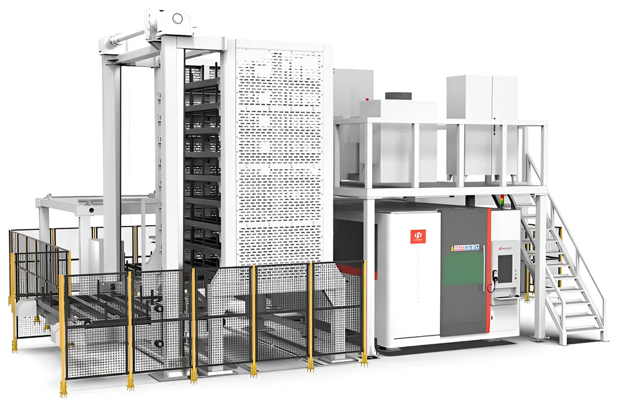 Автоматизированная система HGTECH серии LCK для загрузки и хранения листового металла