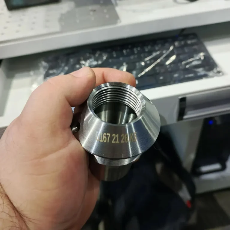 Образец маркировки лазерным маркиратором LXShow LXF-50W