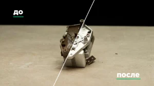 Лазерная очистка алюминиевой детали