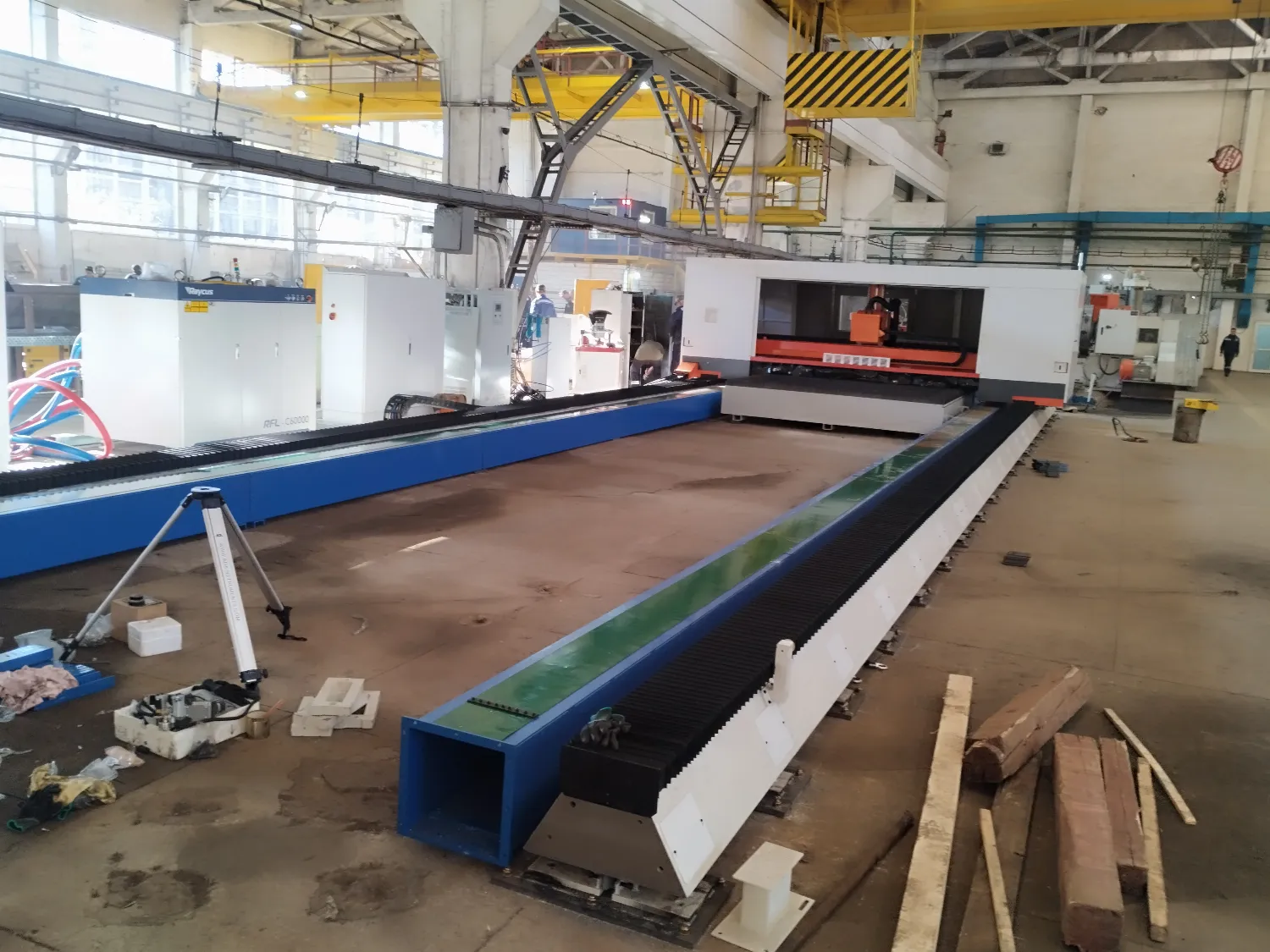 60 кВт - сверхвысокомощный лазерный станок