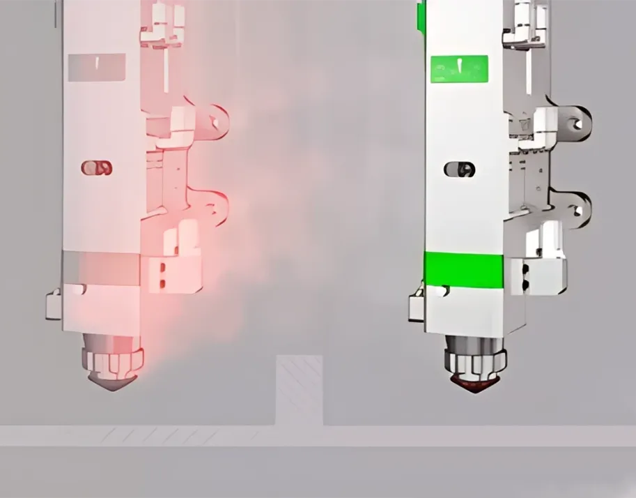 Функция защиты от столкновения лазерной головки