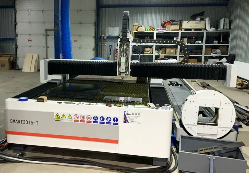 Пусконаладка лазерного станка для резки листов и труб в Санкт-Петербурге