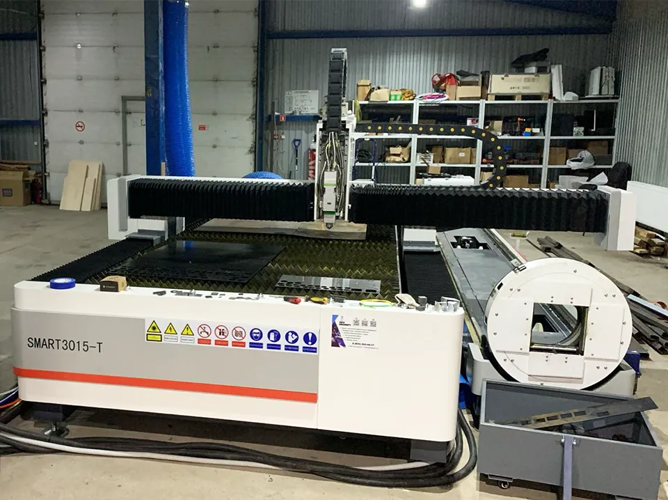 Пусконаладка лазерного станка для резки листов и труб в Санкт-Петербурге